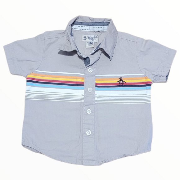 Baby Boy Original Penguin Button Down Shirt - Picture 1 of 2